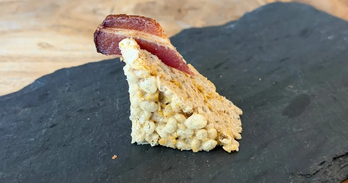 Maple Bacon “Breakfast” Rice Krispie Treats