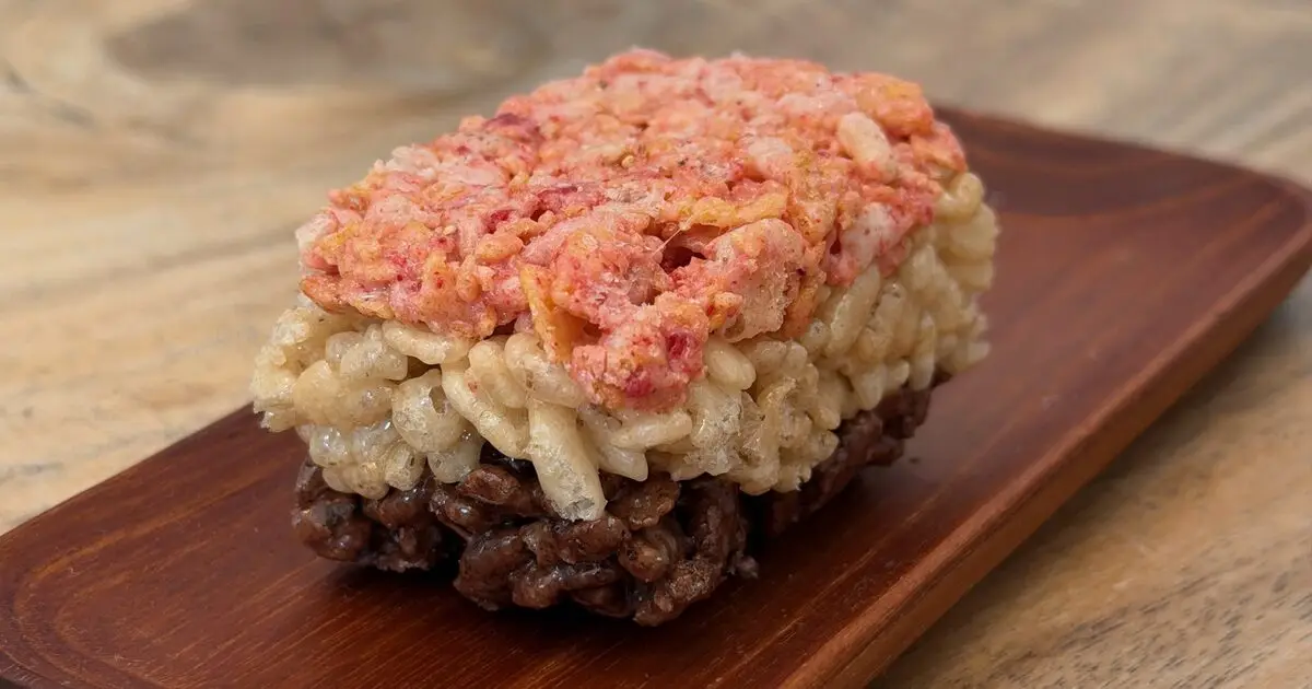 Neapolitan Rice Krispie Treats
