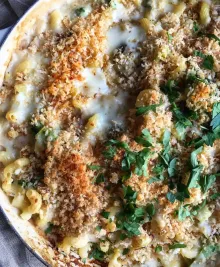 Skillet Mac 'n Cheese with Chicken and Broccoli