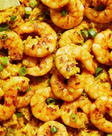 Sweet Corn Shrimp & Rice Skillet