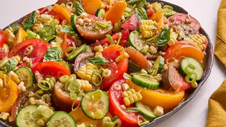Tomato and Cucumber Salad with Fish Sauce Vinaigrette