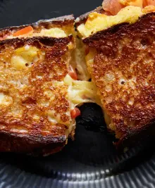 Grilled Cheese with Peak Tomatoes