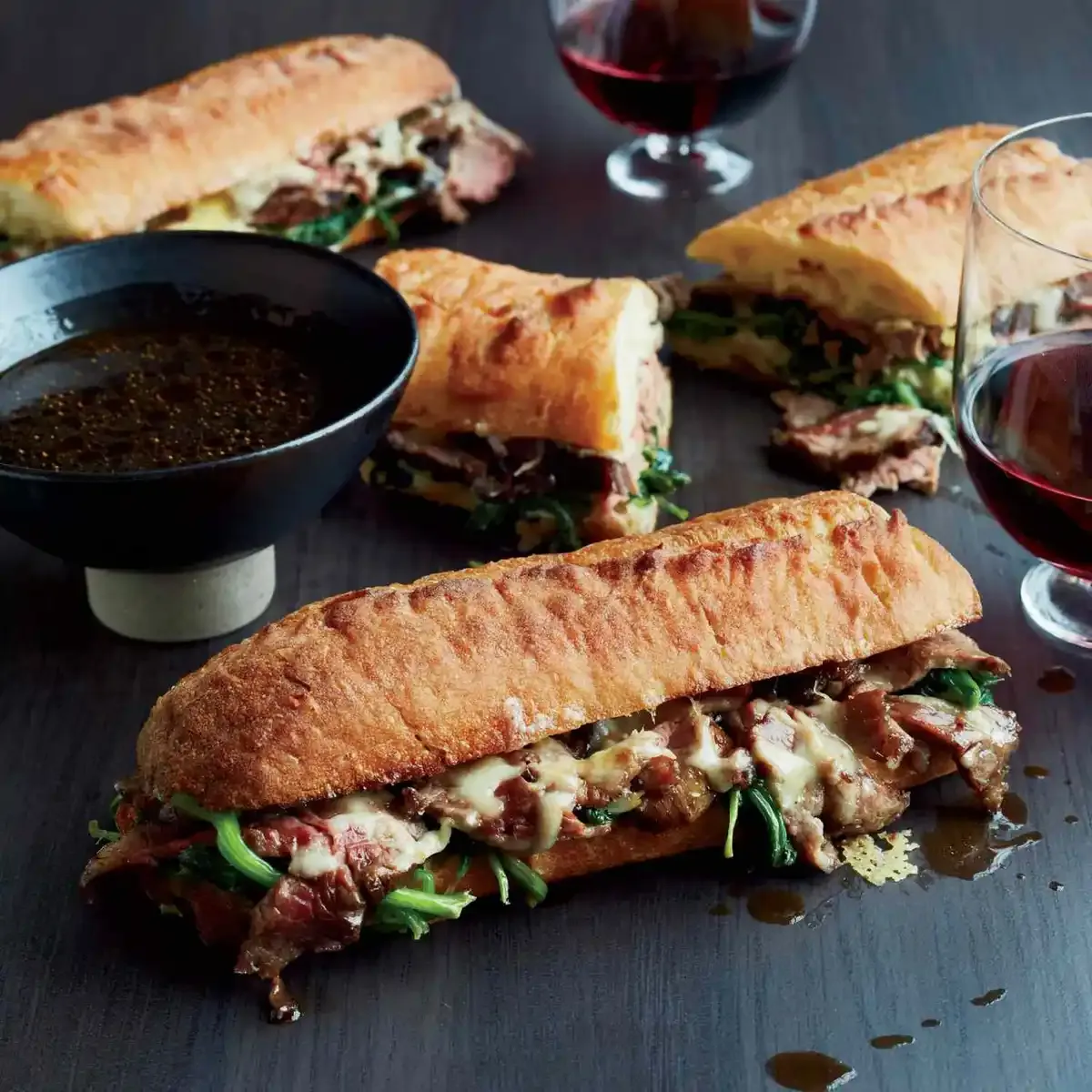 French Dip with Onion Jus