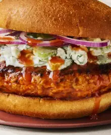 Buffalo Chicken Burgers