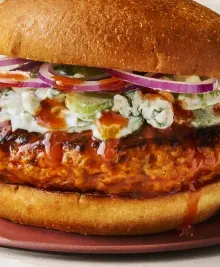 Buffalo Chicken Burgers