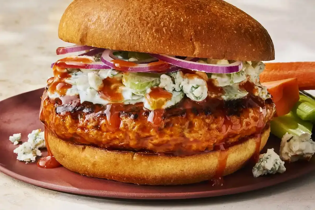 Buffalo Chicken Burgers