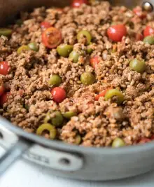 25-Minute One Pan Picadillo (So Flavorful!)