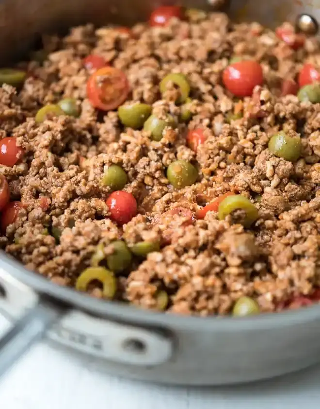 25-Minute One Pan Picadillo (So Flavorful!)