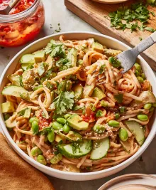 Udon Noodle Bowls with Special Sauce