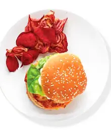 Horseradish Salmon Burgers