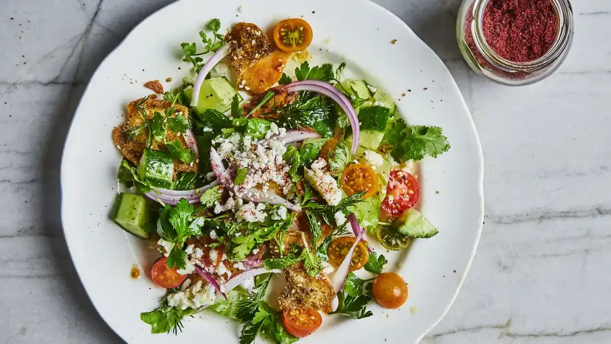 Fattoush With Queso Fresco