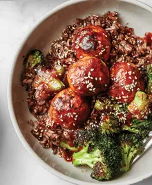 Sheet-Pan Chicken Meatballs
