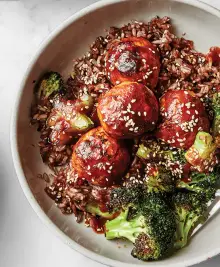 Sheet-Pan Chicken Meatballs