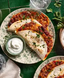 Chili Cheese Baked Beef Tacos