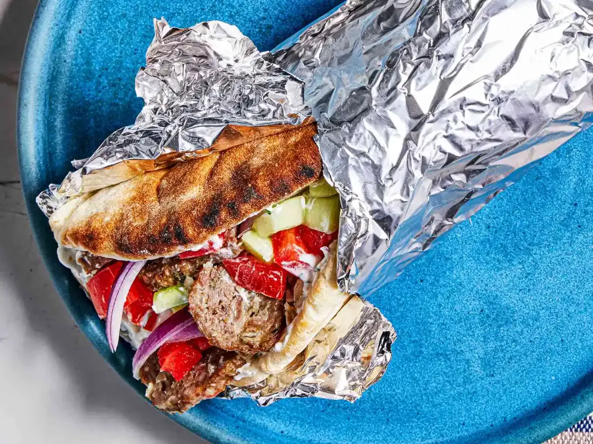 Greek-American Lamb Gyros