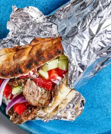 Greek-American Lamb Gyros