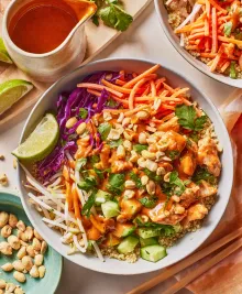 Thai Chicken Quinoa Buddha Bowls