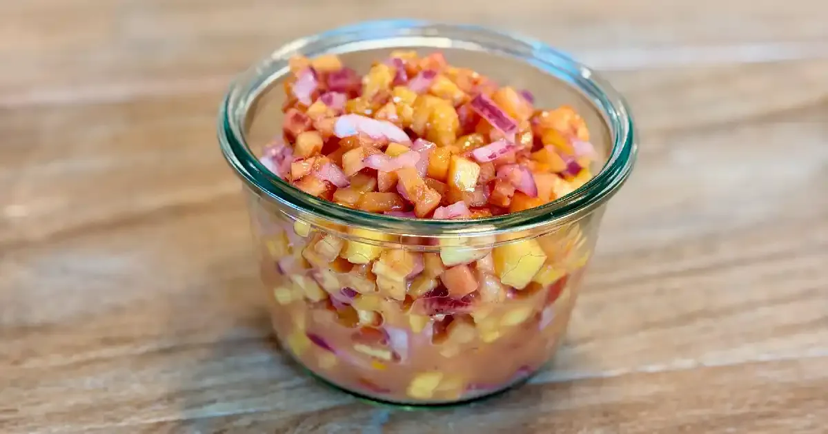 Peach Mango Salsa