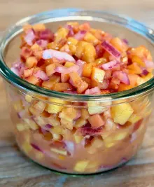 Peach Mango Salsa