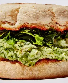 Green Goddess Tuna Salad Sandwich