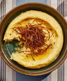 Creamy Yukon Golds with Crispy Potato Skins