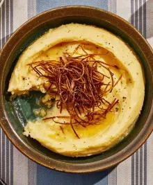 Creamy Yukon Golds With Crispy Potato Skins