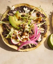 Chicken Tostadas