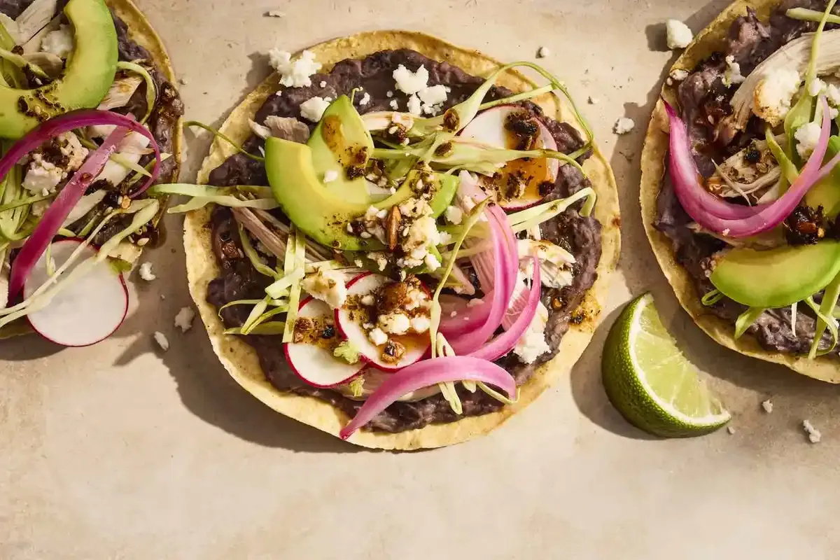 Chicken Tostadas