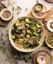 Erewhon Kale White Bean Salad