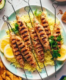 Chicken Kofta Kebabs (Middle Eastern-Inspired)