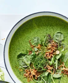 Thai Coconut, Broccoli and Coriander Soup