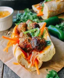 Meatball Banh Mi