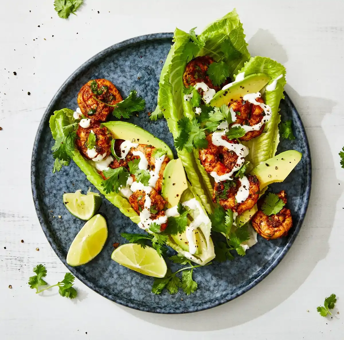 Cilantro-Lime Shrimp Wraps