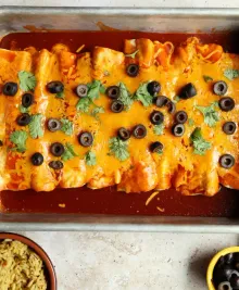 Easiest Beef Enchiladas Ever!