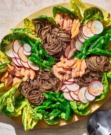 Hot-Smoked Salmon Noodle Salad