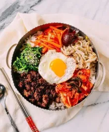 Easy Beef Korean Bibimbap