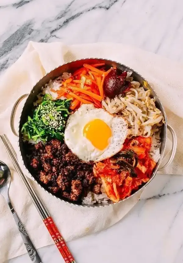 Easy Beef Korean Bibimbap