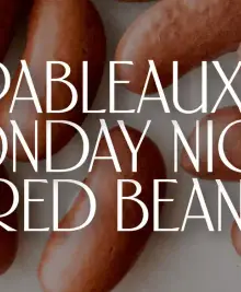 Pableaux’s Monday Night Red Beans