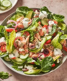 Creamy Greek Salmon Salad