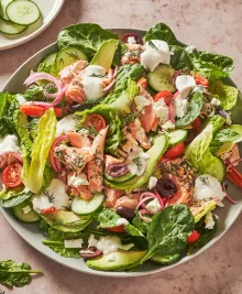 Creamy Greek Salmon Salad