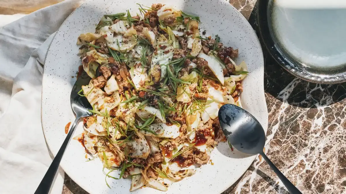 Chicken and Cabbage Stir-Fry