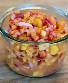 Peach Mango Salsa