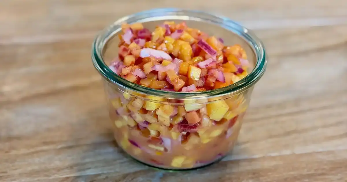 Peach Mango Salsa