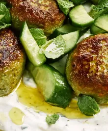 Minty Chicken Meatballs