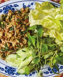Roasted Cauliflower Larb