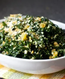 Kale Salad with Pecorino and Walnuts