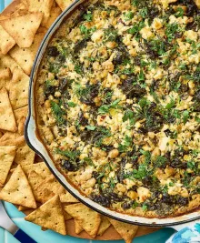 Spanakopita-Inspired Skillet Beans