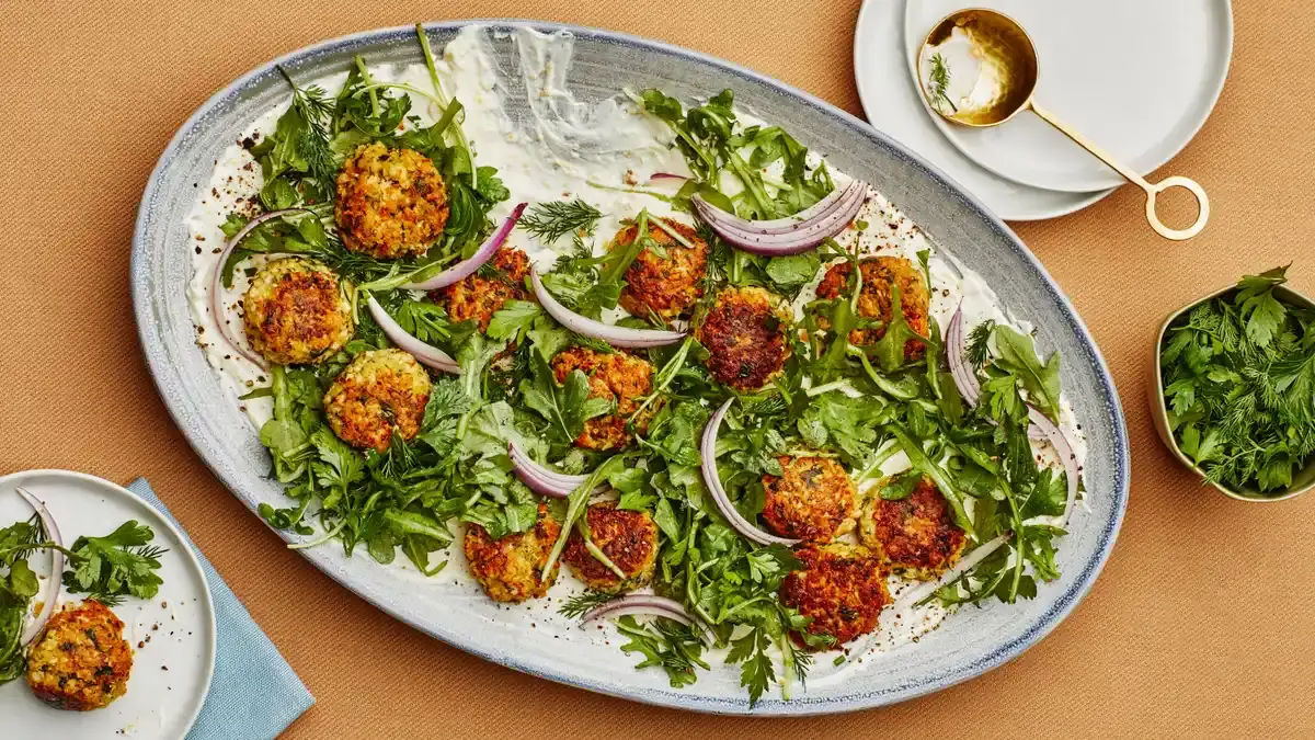 Herby Cauliflower Fritters