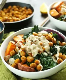 Sweet Potato Chickpea Buddha Bowl